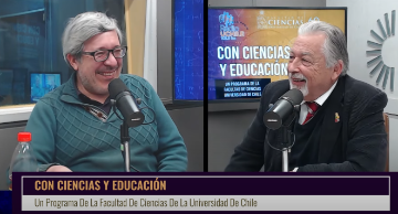 El Dr. Víctor Muñoz con el Decano, Dr. Raúl Morales en 