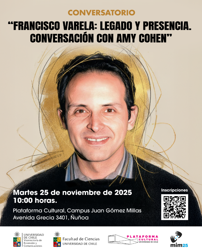 La Facultad de Ciencias invita a conversatorio abierto con Amy Cohen, viuda del neurobiólogo Francisco Varela