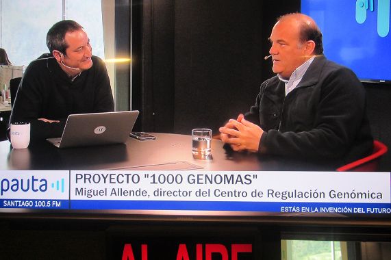 Dr. Miguel Allende Connelly entrevistado por el periodista Alejandro Alaluf